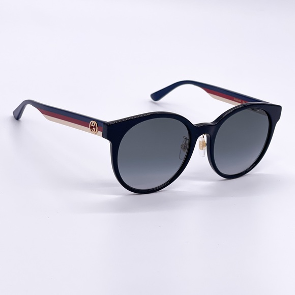 NEW GUCCI WOMEN BLACK SUNGLASSES GG0416SK 001 - Picture 5 of 6
